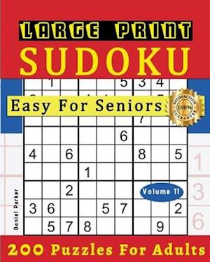 Large Print Easy Sudoku Puzzle Book For Seniors