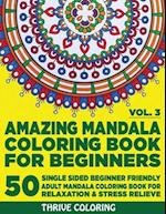 Amazing Mandala Coloring Book For Beginners