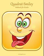 Quadrat-Smiley-Malbuch für Kinder