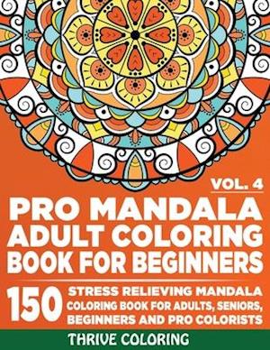 Pro Mandala Adult Coloring Book For Beginners