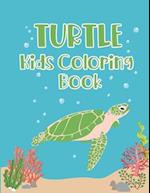 Turtle Kids Coloring Book