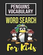 Penguins Vocabulary Word Search for Kids