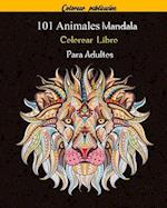 101 Animales Mandala Colorear Libro Para Adultos