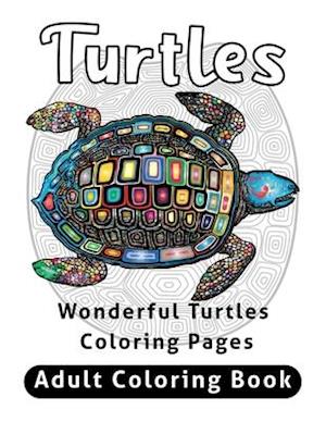 Turtles Adult Coloring Book