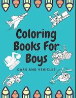 Coloring Books For Boys Cars And Vehicles