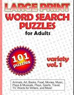 Large Print Word Search Puzzles for Adults