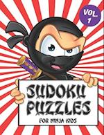 Sudoku Puzzles for Ninja Kids Vol. 1