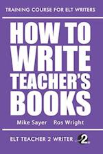 How To Write Teacher's Books