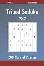 Tripod Sudoku - 200 Normal Puzzles 7x7 Book 2
