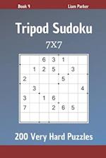 Tripod Sudoku - 200 Very Hard Puzzles 7x7 Book 4