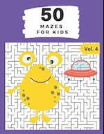 50 Mazes for Kids Vol. 4