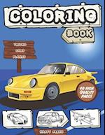 Trucks Cars Planes Coloring Book