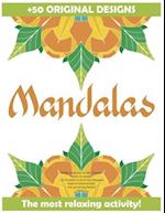 Mandalas coloring books for adults relaxation