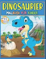 dinosaurier malbuch für kinder ab 4 jahren