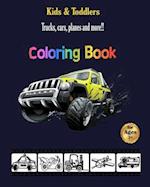 kids and toddlers coloring book