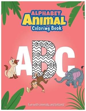 Alphabet animal coloring book