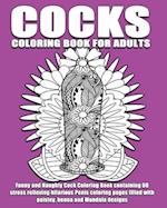 Cocks Coloring Book For Adults