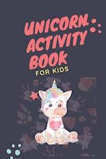 magical unicorn activity book for kids