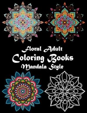 Floral Adult Coloring book Mandala Style