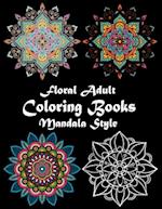 Floral Adult Coloring book Mandala Style