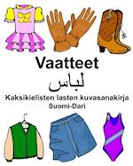 Suomi-Dari Vaatteet Kaksikielisten lasten kuvasanakirja