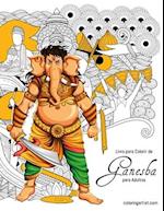Livro para Colorir de Ganesha para Adultos