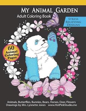 My Animal Garden Adult Coloring Book Stress Relieving Designs