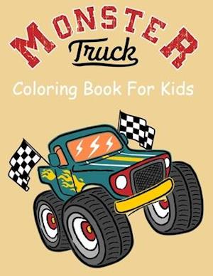 Monster Truck Coloring Book for Kids