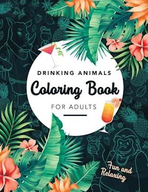 Download Få Drinking Animals Coloring Book For Adults af Happy Hour ...