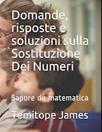 Domande, risposte e soluzioni sulla Sostituzione Dei Numeri