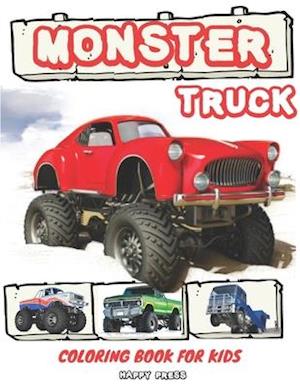 Monster Truck Coloring Book for Kids