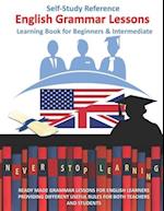 English grammar lessons Self-Study Reference learning Book for Beginners & Intermediate