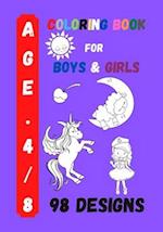 Coloring Book for Boys and Girls