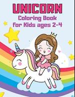 Unicorn Coloring Book for Kids ages 2-4