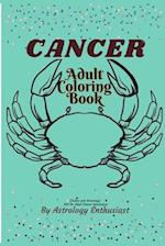 Cancer Adult coloring book (Zodiac and Astrology). Gift for Adult Cancer horoscopes