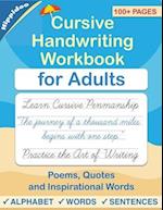 Cursive handwriting workbook for Adults