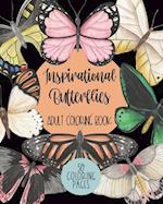 Inspirational Butterflies Adult Coloring Book