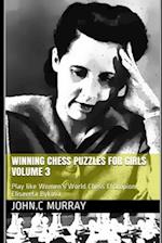 Winning Chess Puzzles for girls Volume 3