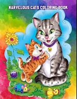 Marvelous Cats Coloring Book