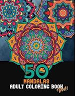 50 Mandalas adult coloring book Vol.1