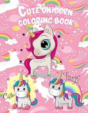 Cute Unicorn Coloring Book