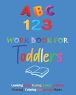 ABC & 123 workbook for toddlers