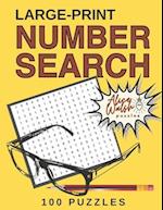 Large Print Number Search Puzzles: A Fun & Relaxing Adult Activity Book with Number Seek Exercises for the Brain & Memory 