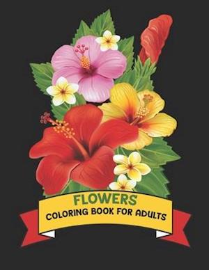 Flowers Coloring Book for Adults