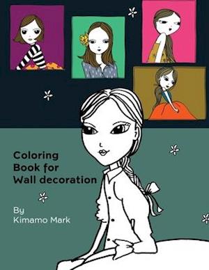 Coloring book for wall decoration