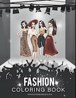 fashion coloring book for girls teen ages 8-12