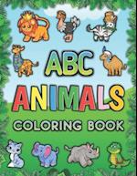 ABC Animals Coloring Book