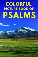 Colorful Picture Book of Psalms: Large Print Bible Verse About God's Love And Faithfulness | A Gift Book for Seniors With Dementia | Parkinson's, Alzh