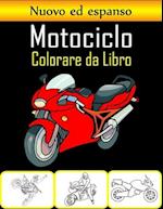 Motociclo Colorare da Libro