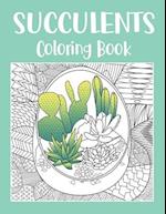 Succulents Coloring Book